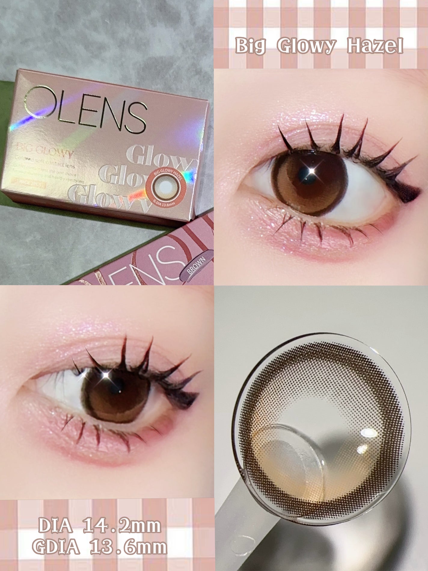 Glowy 1day/OLENS/ワンデー(1DAY)カラコンを使ったクチコミ(3枚目)