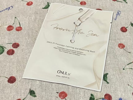 フコイダンカーミング&バランシングマスク/ONUL31/シートマスク・パックを使ったクチコミ(4枚目)