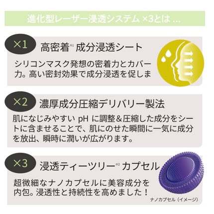 ダーマレーザー スーパーTEATREE100マスク/クオリティファースト/シートマスク・パックを使ったクチコミ(2枚目)