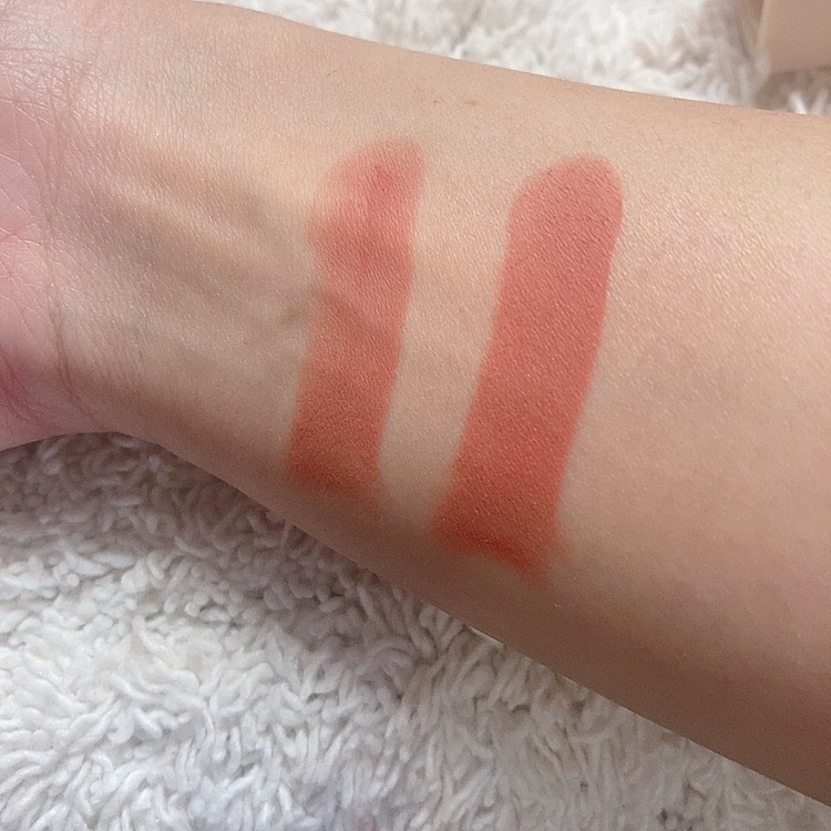 ソフトベルベット リップスティック/dasique/口紅を使ったクチコミ（3枚目）