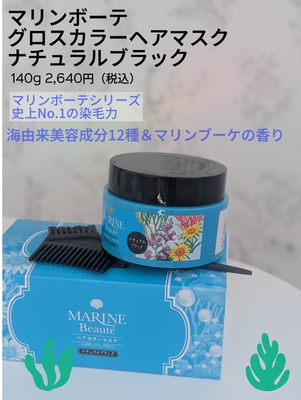 グロスカラーヘアマスク/マリンボーテ/洗い流すヘアトリートメントを使ったクチコミ(1枚目)