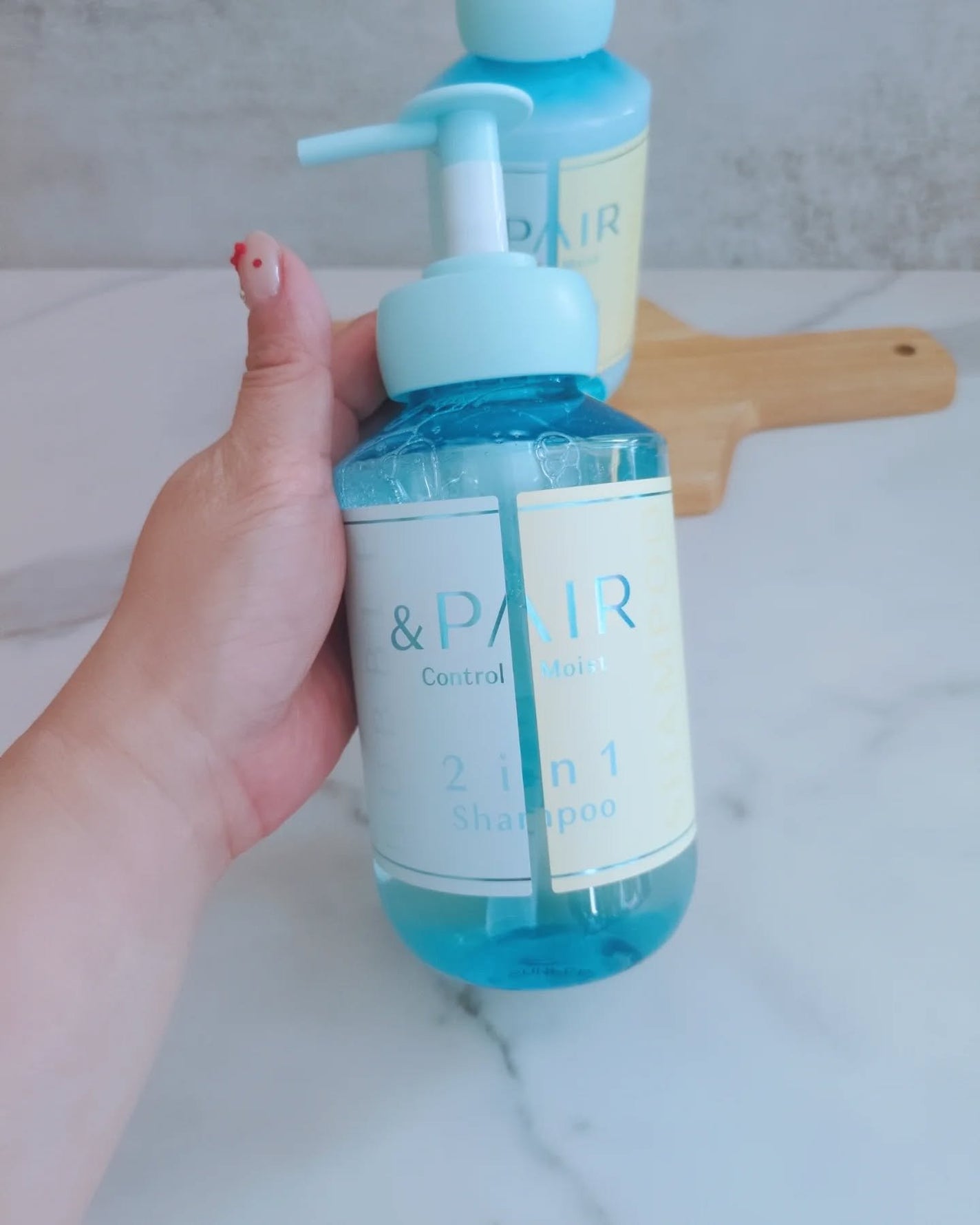 アンドペア コントロール モイスト 2in1 シャンプー&ヘアトリートメント/&PAIR/市販シャンプーを使ったクチコミ(2枚目)