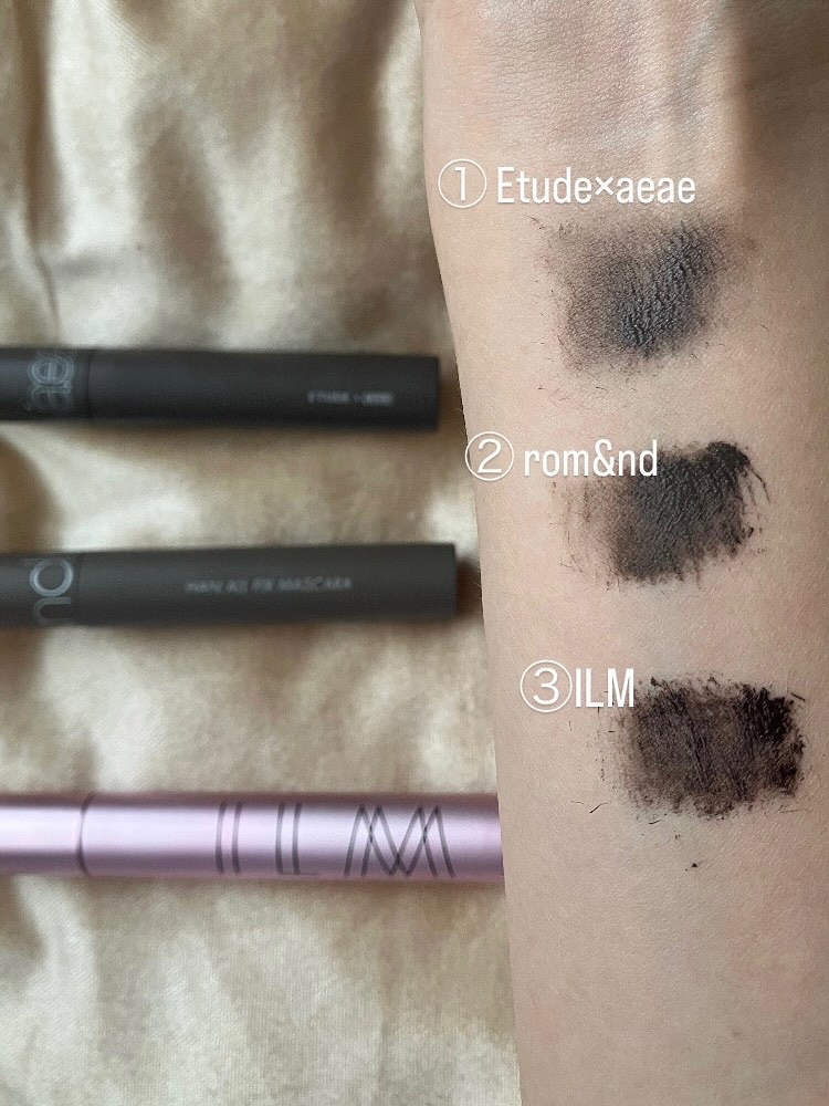 ハンオールフィックスマスカラ/rom&nd/マスカラを使ったクチコミ（2枚目）