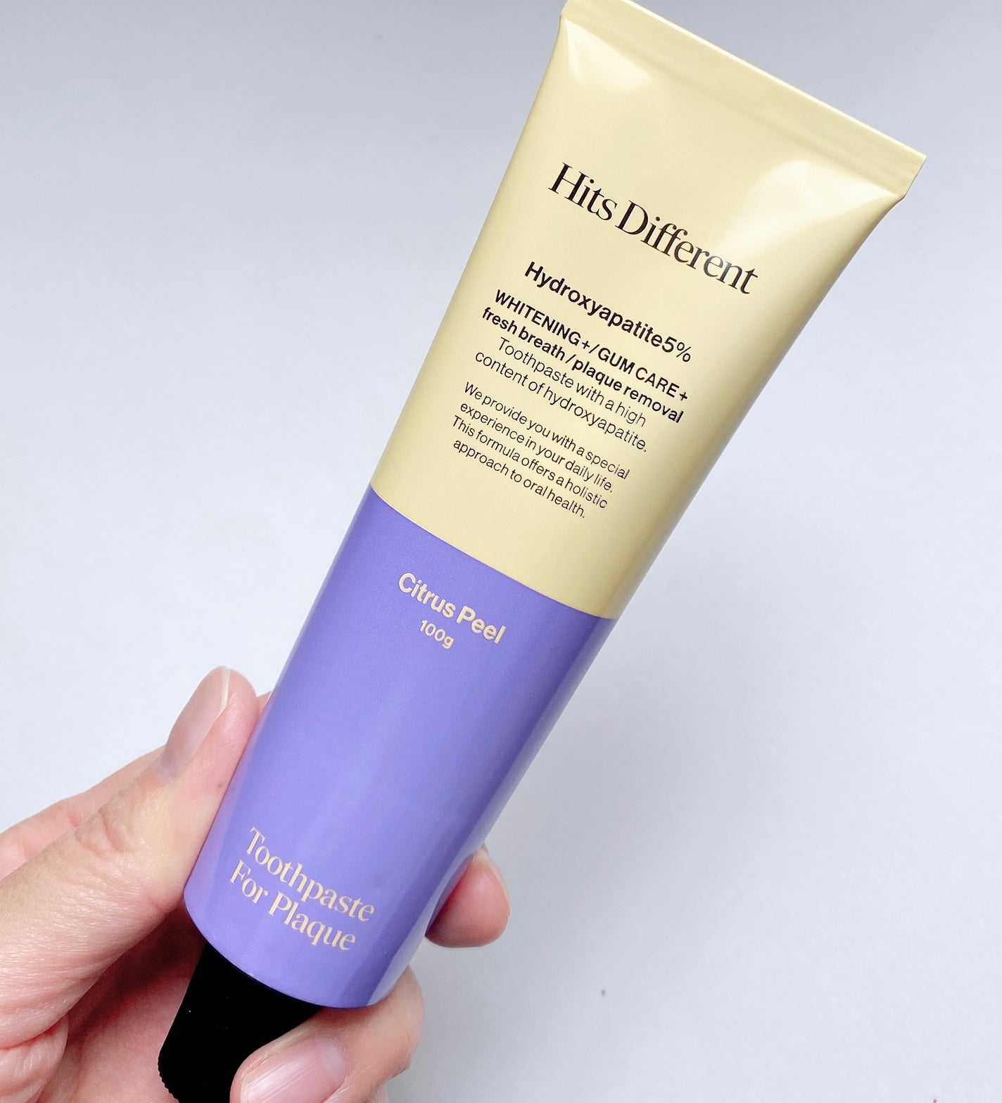 ヒッツディファレント トゥースペースト フォー プラーク/Hits Different/歯磨き粉を使ったクチコミ(1枚目)