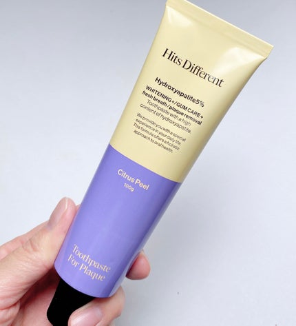 ヒッツディファレント トゥースペースト フォー プラーク/Hits Different/歯磨き粉を使ったクチコミ(1枚目)