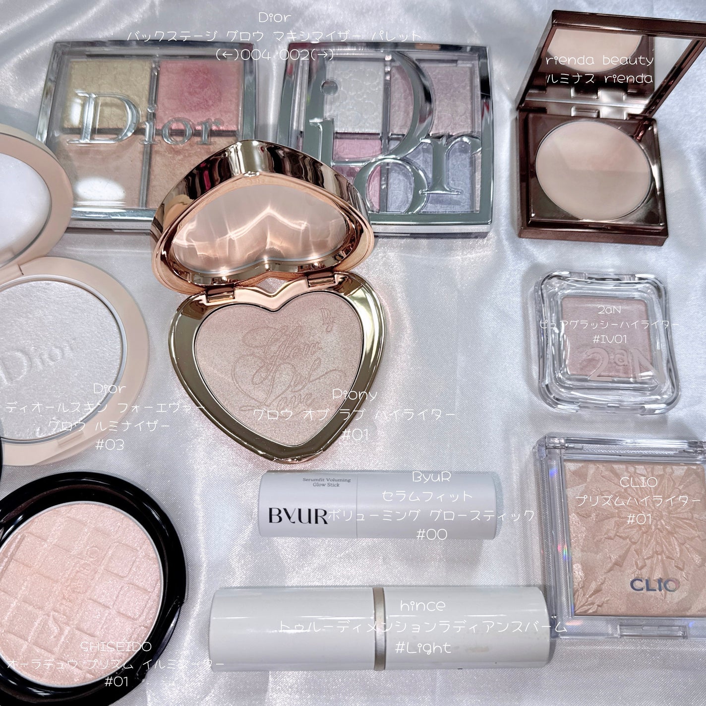 ディオール バックステージ フェイス グロウ パレット/Dior/ハイライトを使ったクチコミ(3枚目)