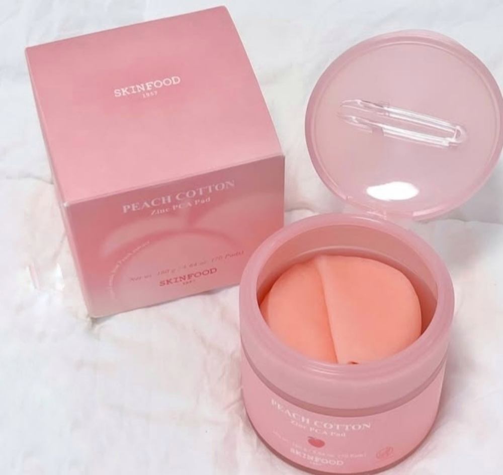 ピーチコットン ジンクPCAパッド/SKINFOOD/トナーパッドを使ったクチコミ（2枚目）