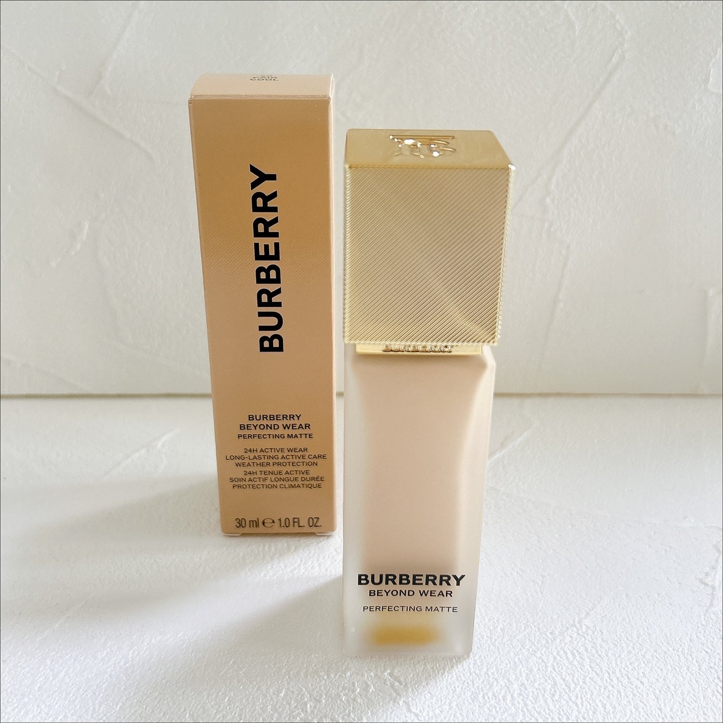 バーバリー ビヨンド ウェア パーフェクティング マット/Burberry Beauty/リキッドファンデーションを使ったクチコミ(7枚目)