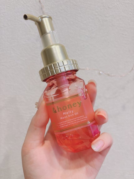 &honey Melty モイストリッチヘアオイル3.0/&honey/ヘアオイルを使ったクチコミ(1枚目)