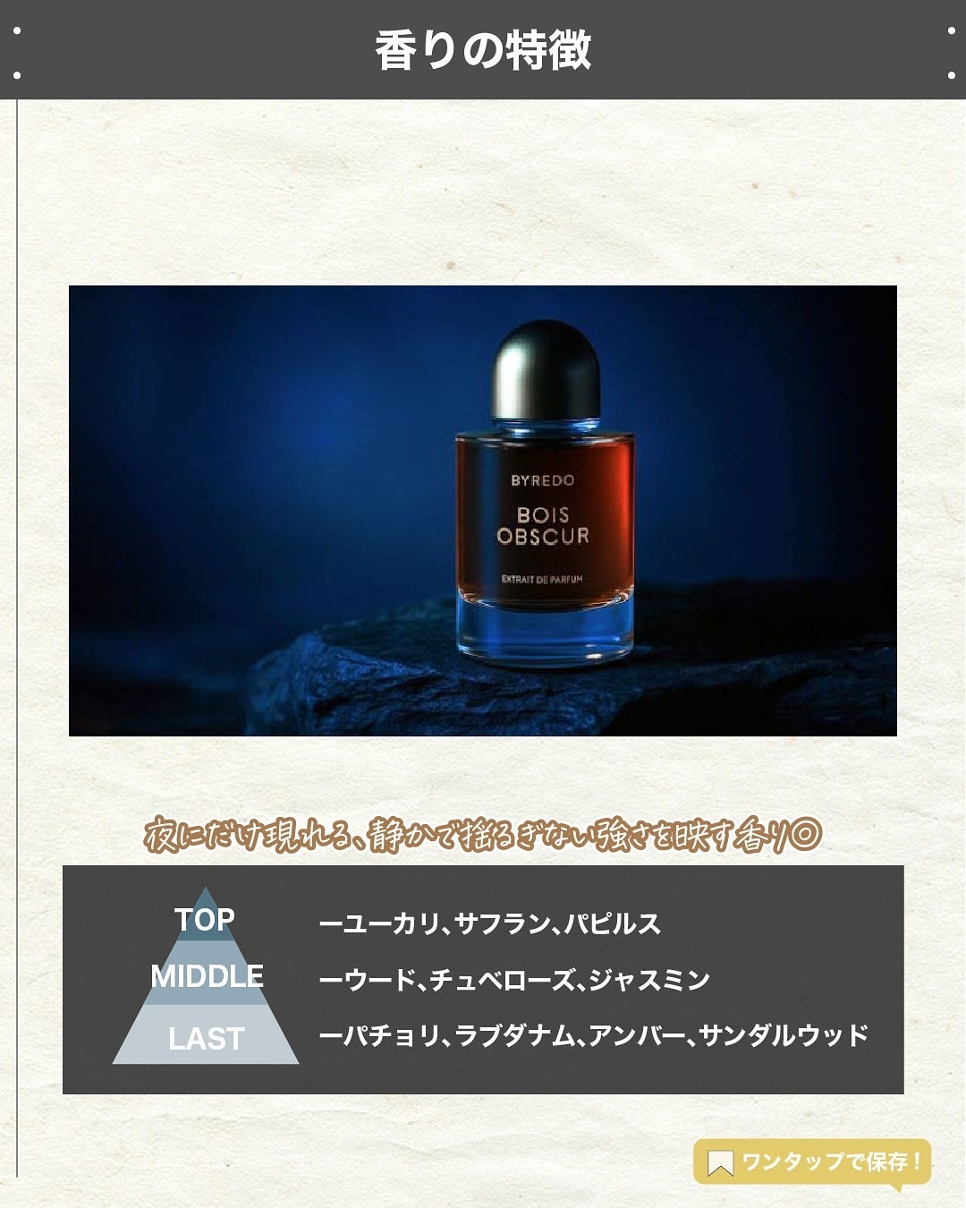 エスログ┊1日1分のモテ香水紹介 on LIPS 「.『高級香水新作登場』🌳製品情報🌳BYREDOブワオブスキュー..」(3枚目)