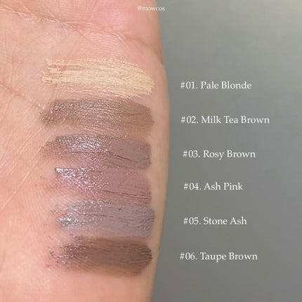 ドットオンムード フェイクアップ ブロウカラー/Heart Percent/眉マスカラを使ったクチコミ(3枚目)