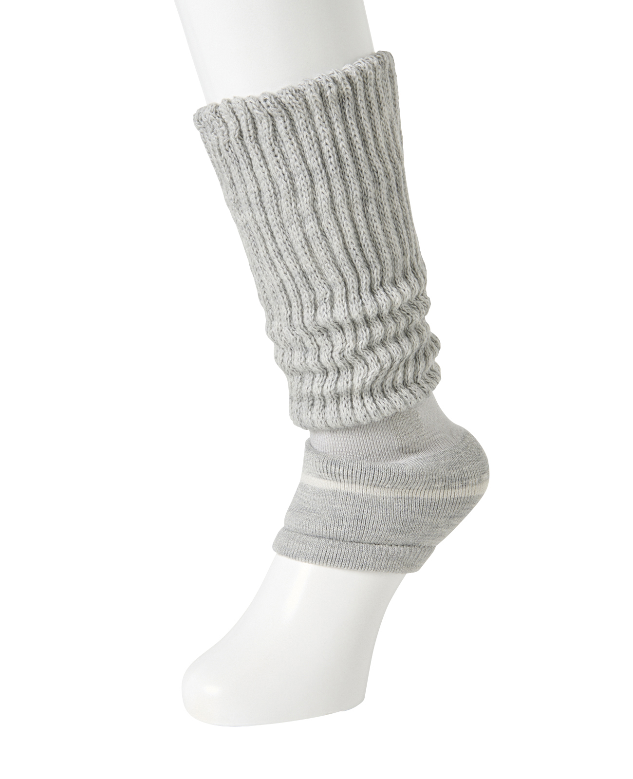 まるでこたつ レディース レッグウォーマー グレー 