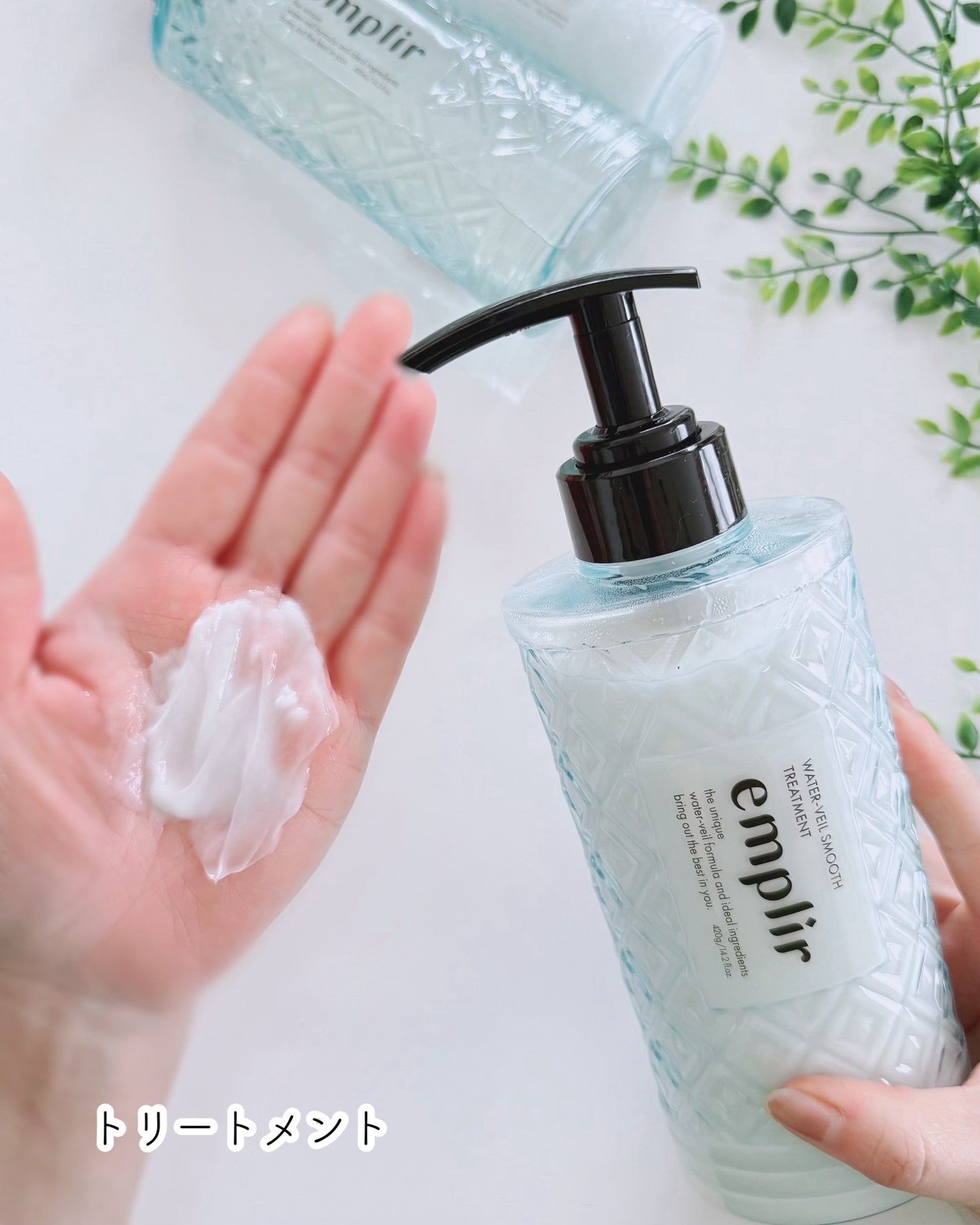 ウォーターベール スムース シャンプー/トリートメント/emplir/市販シャンプーを使ったクチコミ(4枚目)
