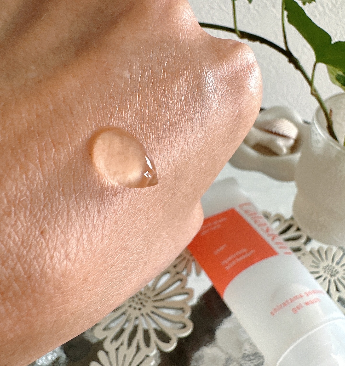 白玉ピーリングジェル洗顔/Lalaskin/その他洗顔料を使ったクチコミ（2枚目）