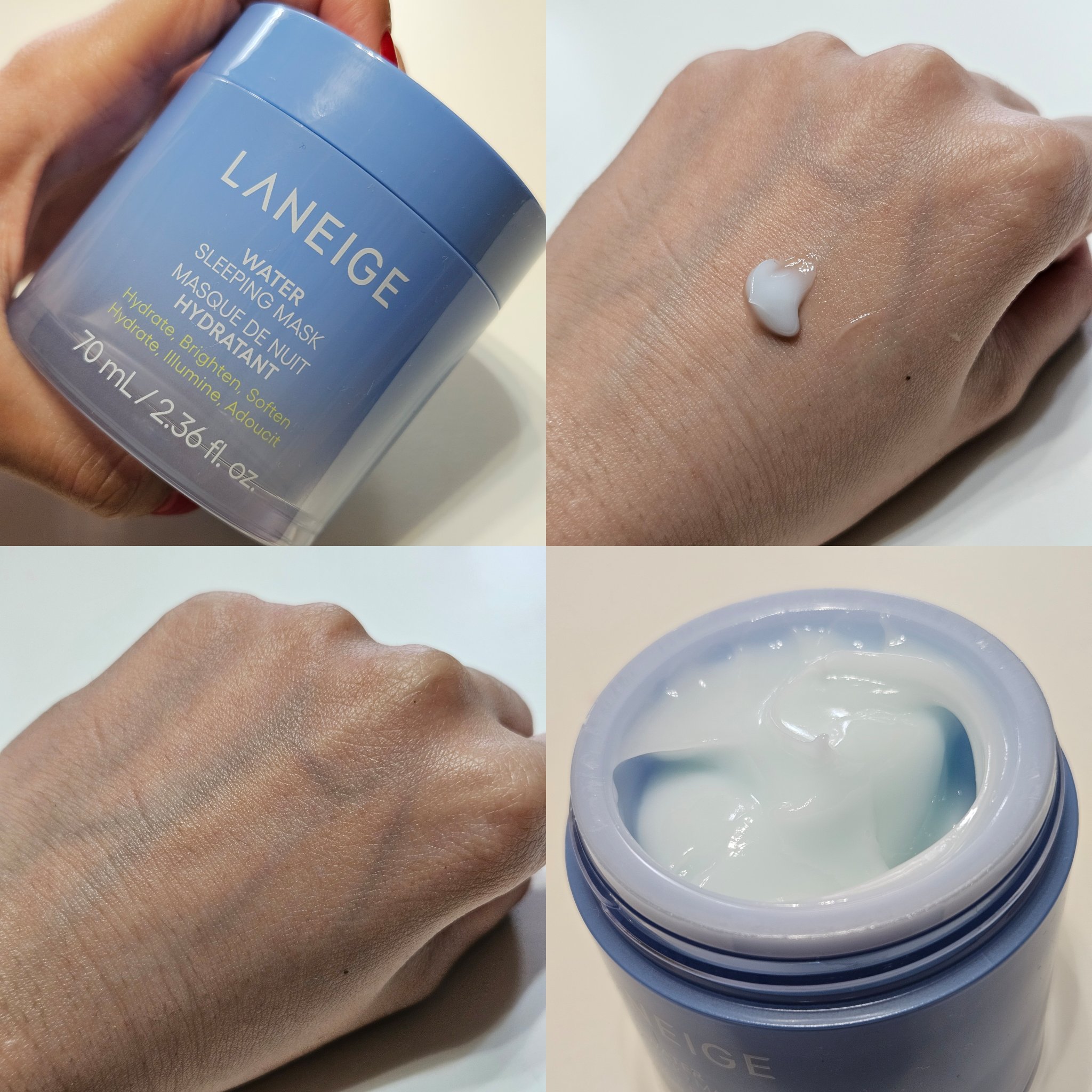 ウォータースリーピングマスク N/LANEIGE/フェイスクリームを使ったクチコミ（1枚目）