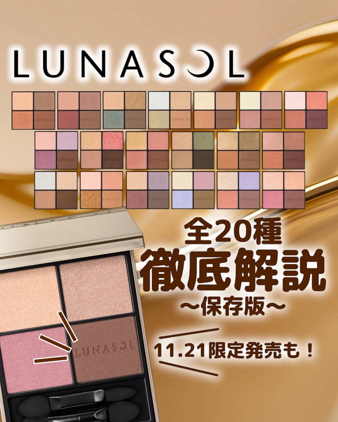 ルナソル アイカラーレーションN/LUNASOL/アイシャドウパレットを使ったクチコミ(1枚目)