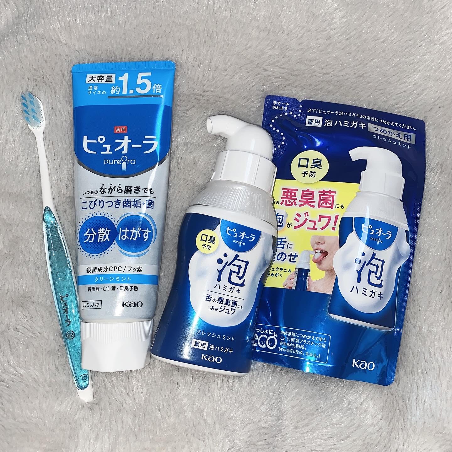 ピュオーラ 泡ハミガキ/ピュオーラ/歯磨き粉を使ったクチコミ（3枚目）