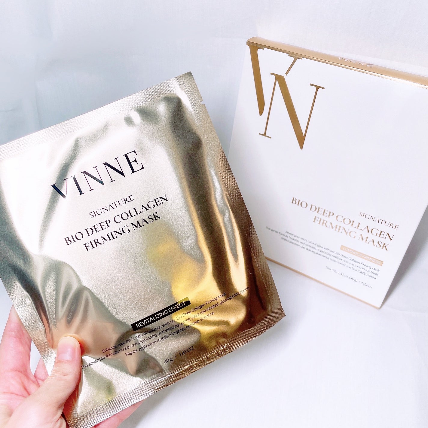 シグニチャーバイオディープコラーゲンファーミングマスク/VINNE /シートマスク・パックを使ったクチコミ(2枚目)