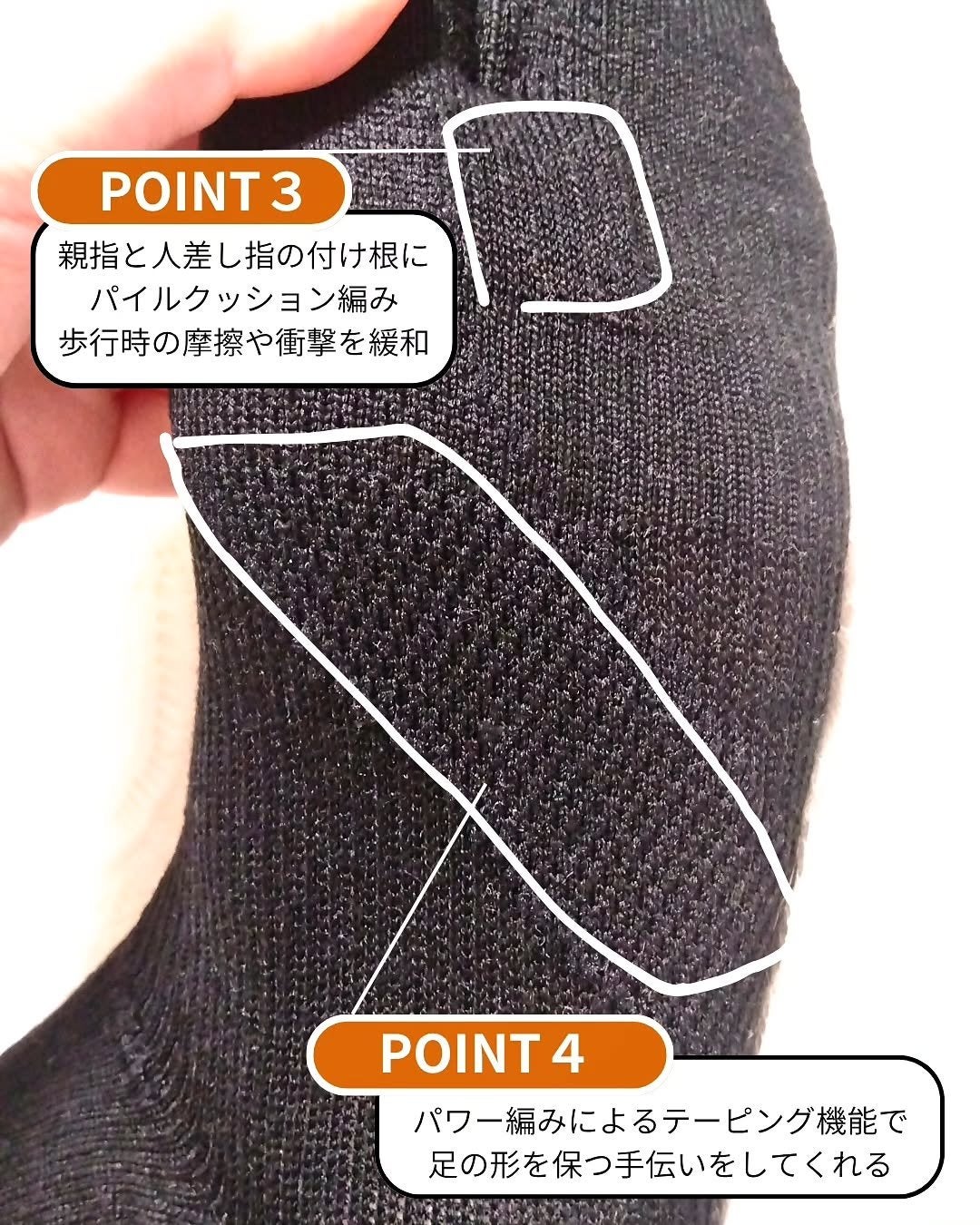 外反らくらくソックス/その他を使ったクチコミ(4枚目)