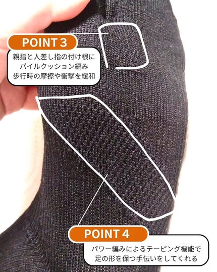 外反らくらくソックス/その他を使ったクチコミ(4枚目)