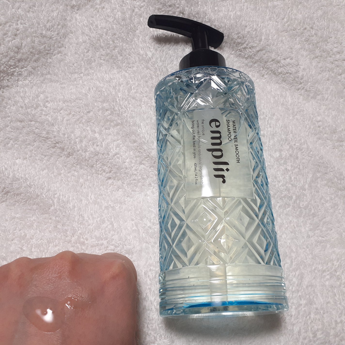 ウォーターベール スムース シャンプー/トリートメント/emplir/市販シャンプーを使ったクチコミ(2枚目)