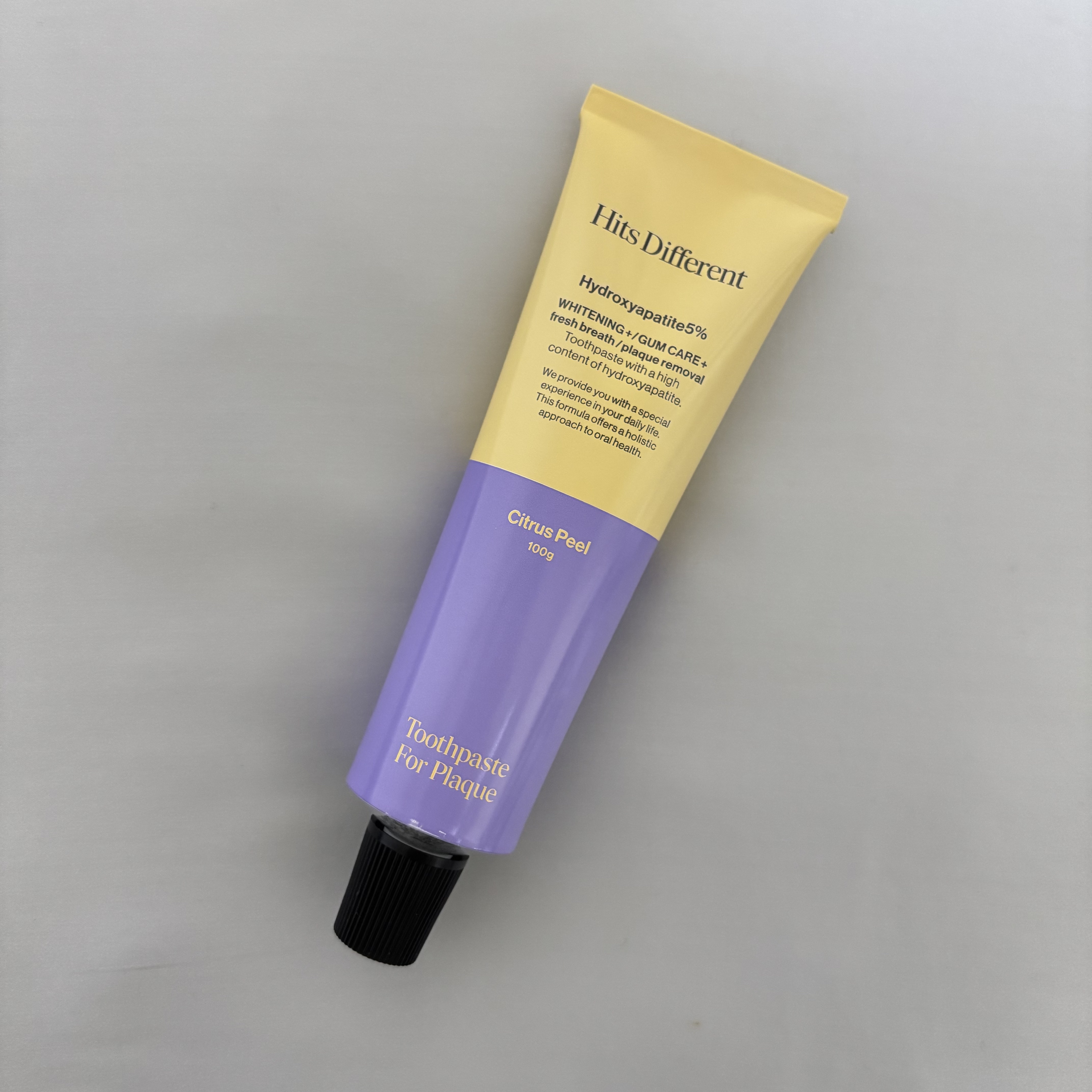 ヒッツディファレント　トゥースペースト　フォー　プラーク/Hits Different/歯磨き粉を使ったクチコミ（1枚目）