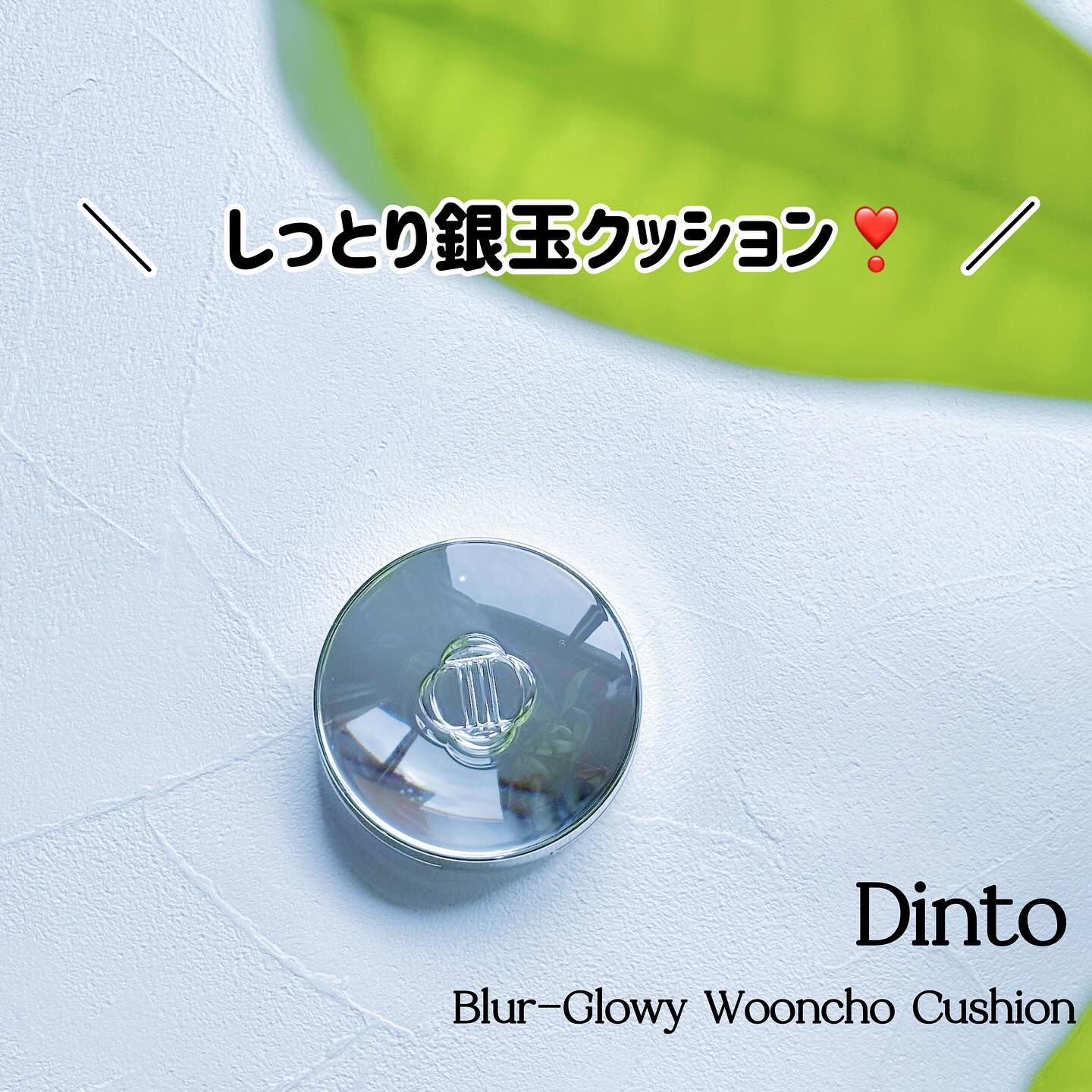 こんにちは✨

Dintoの銀玉クッション知ってる？？
初めて使ったんだけど、カバー力も高くて理想の仕上がりだったからオススメなの❣️

【ブラーグローイ雲楚クッション】

クッションファンデなんだけど、スポンジではなく細かいメッシュ網にな