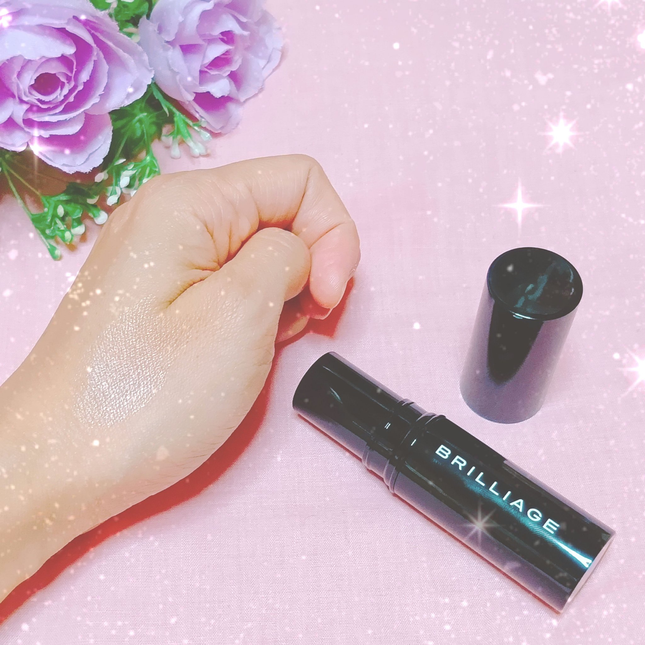 メルティング グロウ ハイライター /ブリリアージュ/スティックハイライトを使ったクチコミ（3枚目）