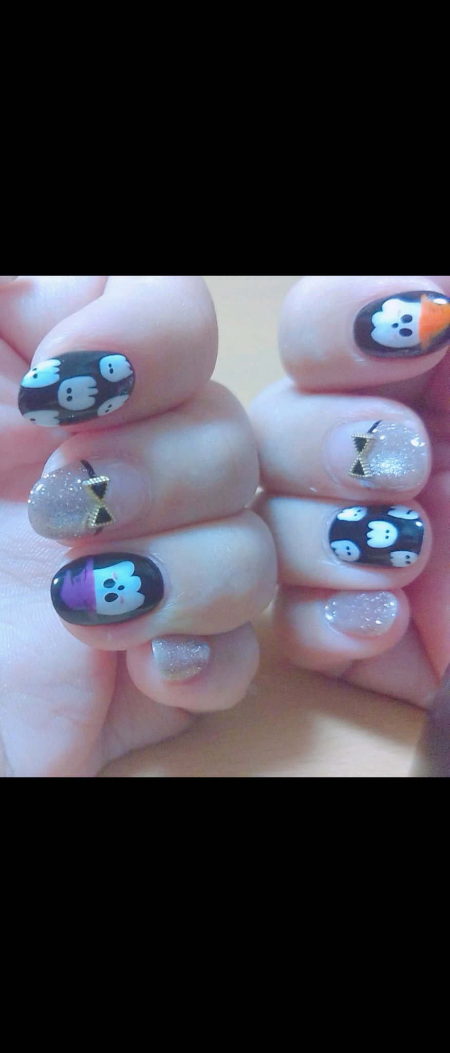 #ネイル,#秋ネイル,#ハロウィンネイルのネイルデザイン