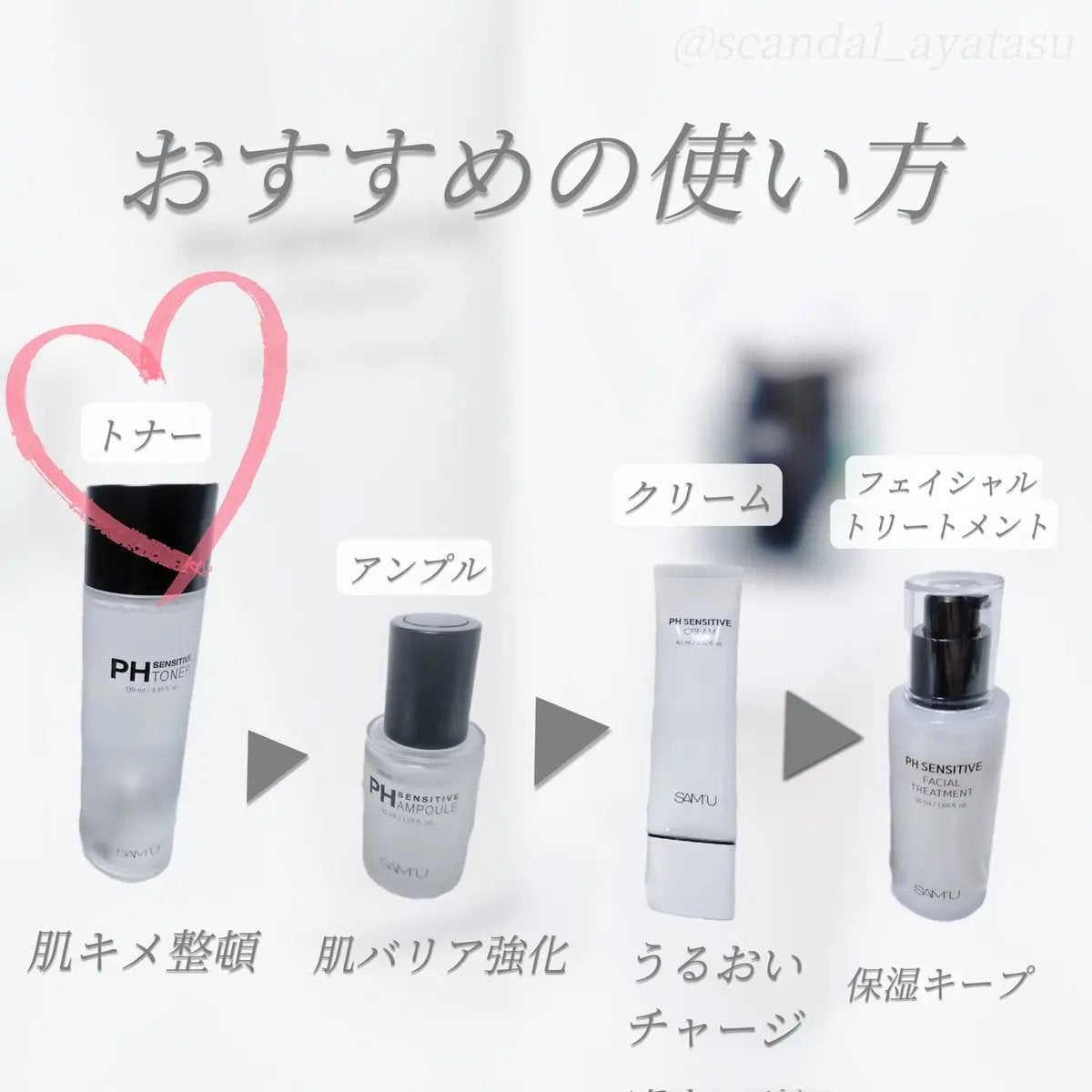 AYATASU@フォロバ100 on LIPS 「PHセンシティブトナー敏感肌でも安心して使える弱酸性の低刺激な..」(3枚目)
