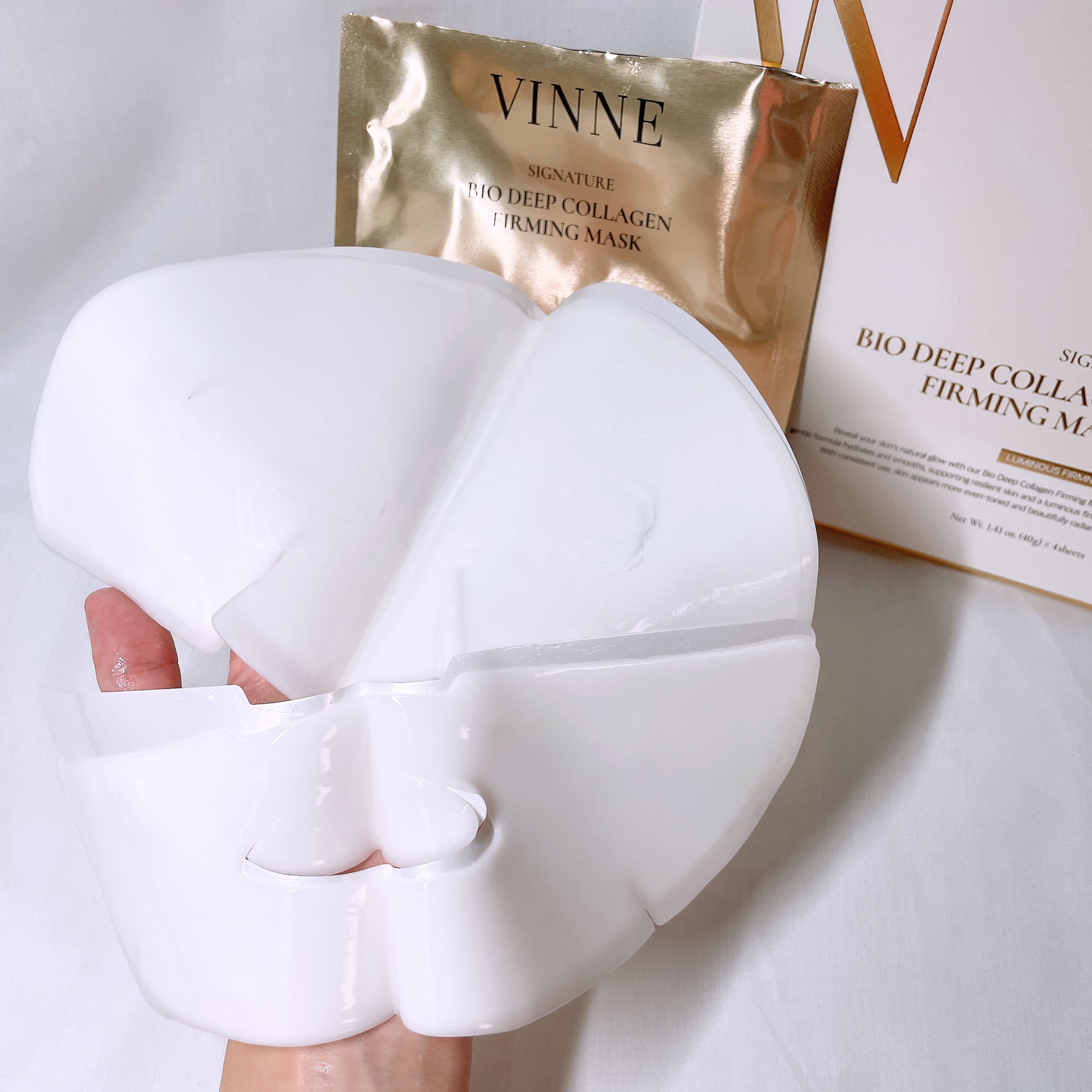 シグニチャーバイオディープコラーゲンファーミングマスク/VINNE /シートマスク・パックを使ったクチコミ（3枚目）