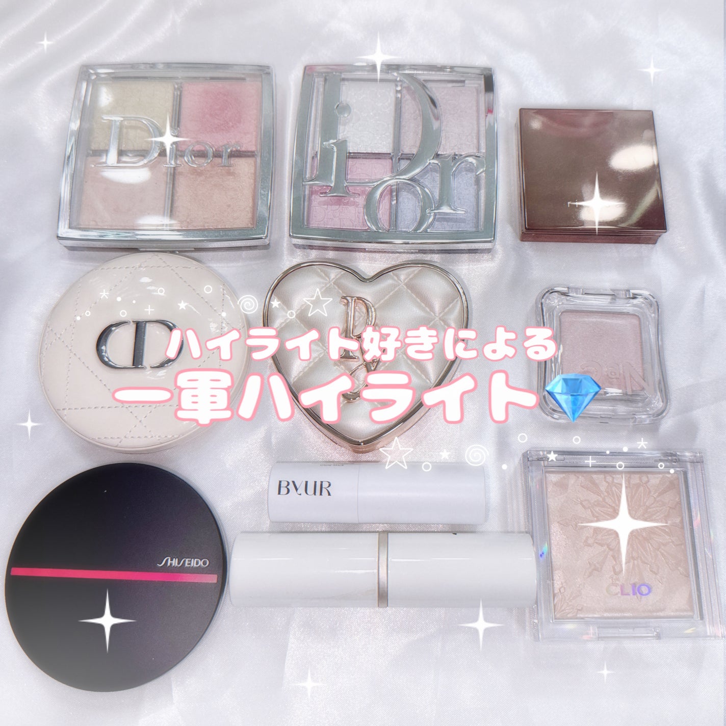 ディオール バックステージ フェイス グロウ パレット/Dior/ハイライトを使ったクチコミ(1枚目)