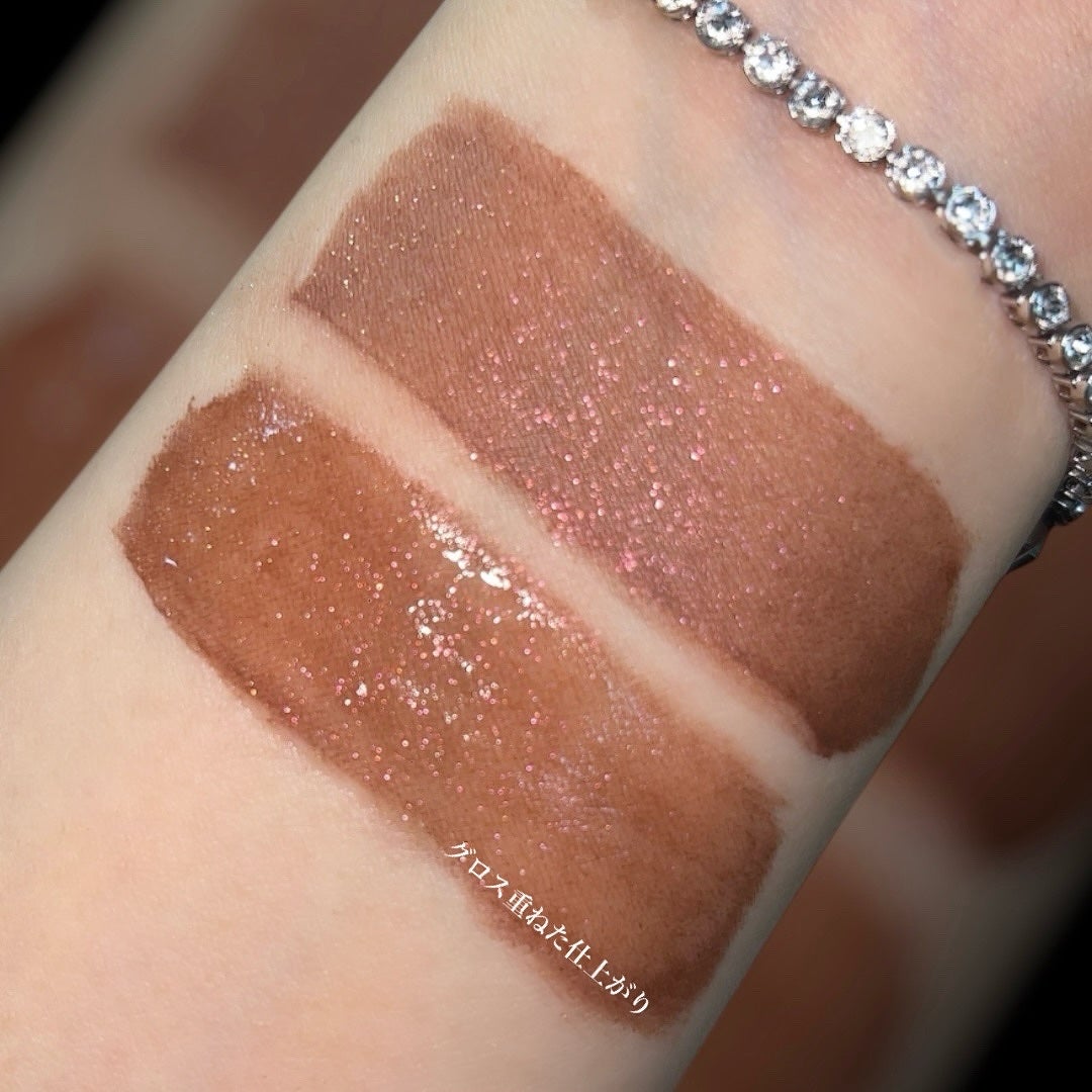 ルージュ ディオール シークイン リキッド デュオ(ホリデーコレクション 2025 限定品)/Dior/口紅・グロス・リップライナー・リップケアを使ったクチコミ(4枚目)