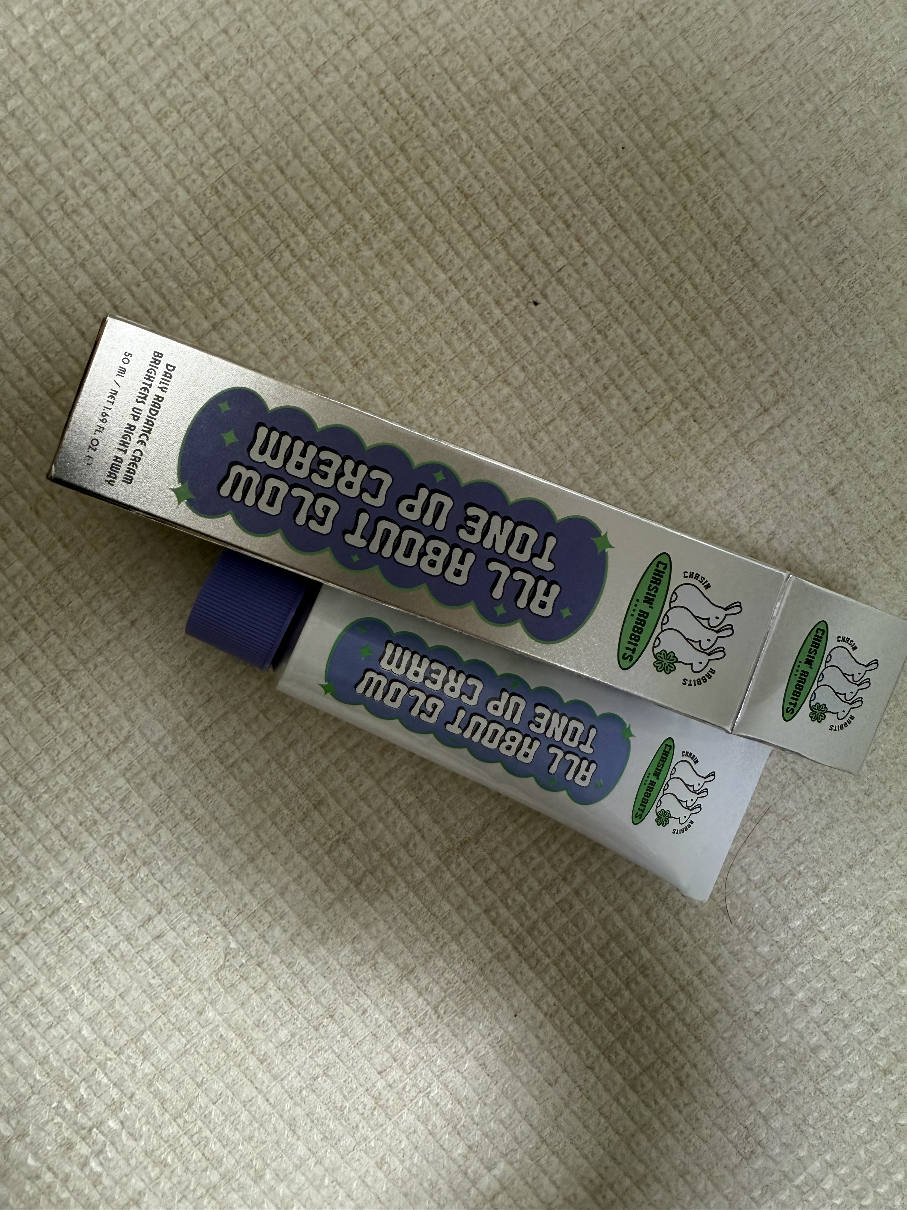 オールアバウトグロウトーンアップクリーム/CHASIN'RABBITS/化粧下地を使ったクチコミ（1枚目）