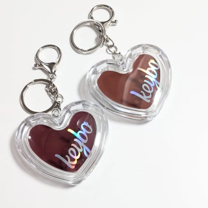 ハートキーリング リップ&チーク/keybo/口紅を使ったクチコミ(6枚目)