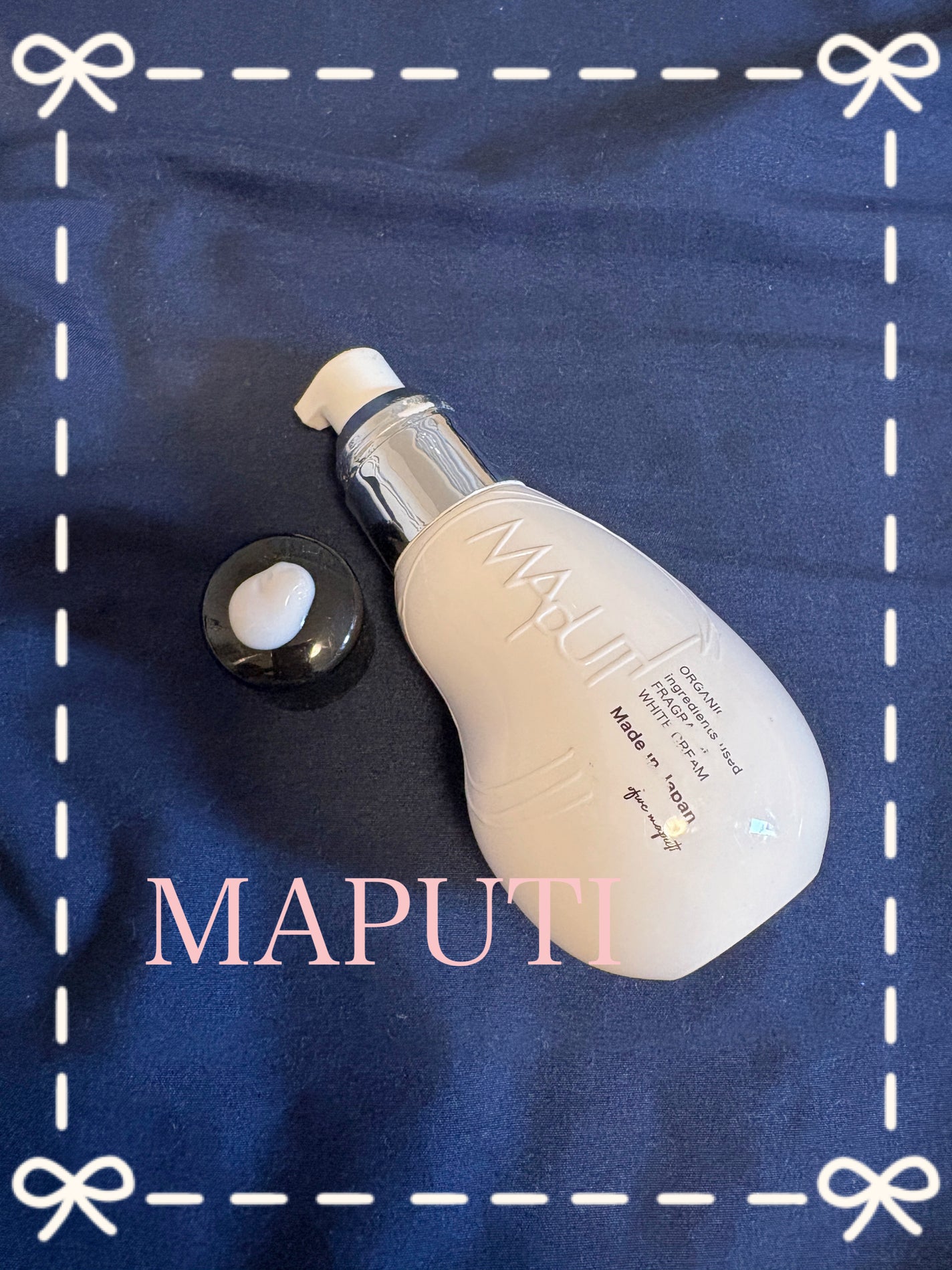 オーガニックフレグランスホワイトクリーム/MAPUTI/デリケートゾーンケアを使ったクチコミ(1枚目)