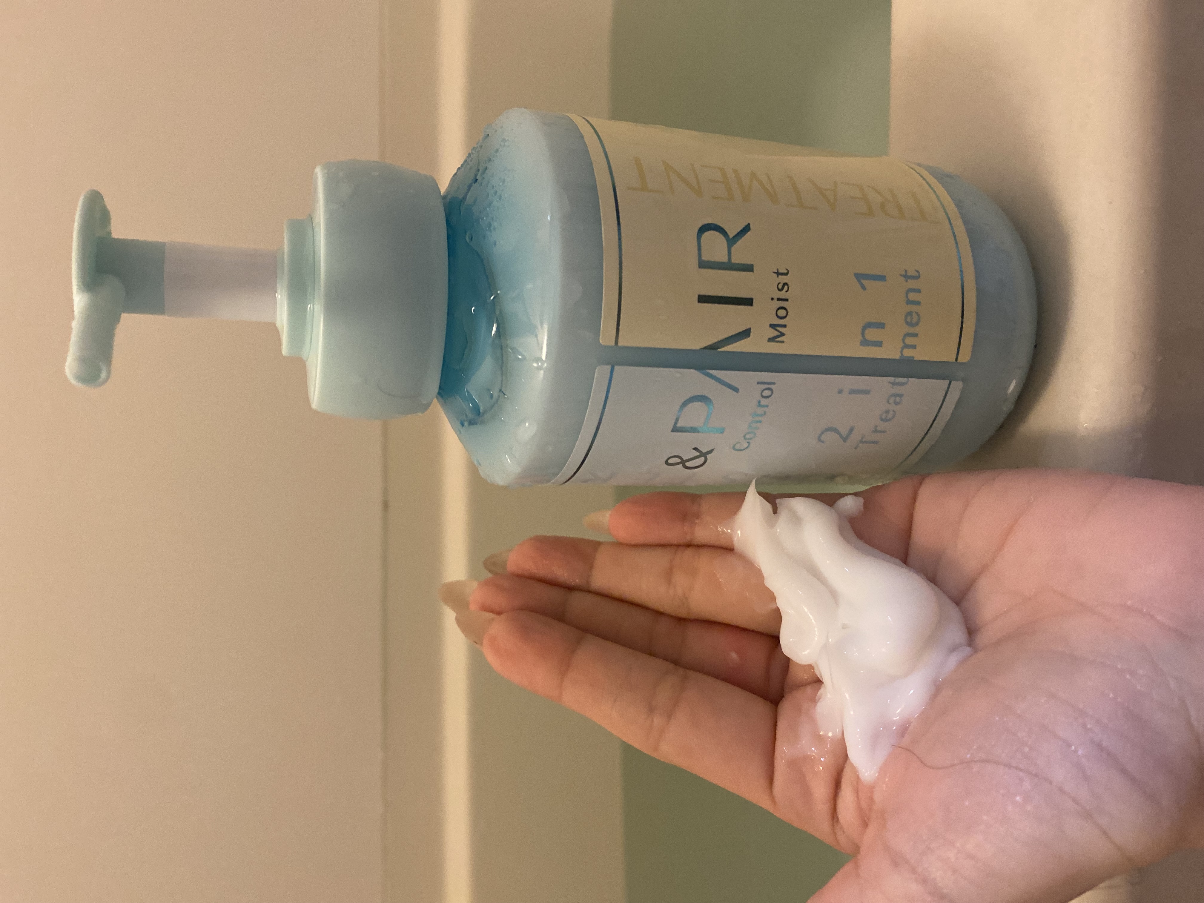 アンドペア コントロール モイスト 2in1 シャンプー＆ヘアトリートメント/&PAIR/市販シャンプーを使ったクチコミ（3枚目）