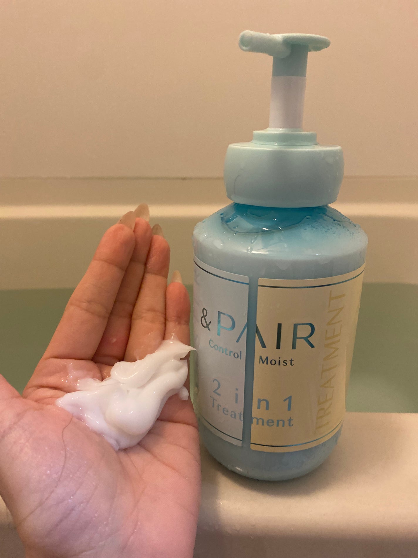 アンドペア コントロール モイスト 2in1 シャンプー&ヘアトリートメント/&PAIR/市販シャンプーを使ったクチコミ(3枚目)