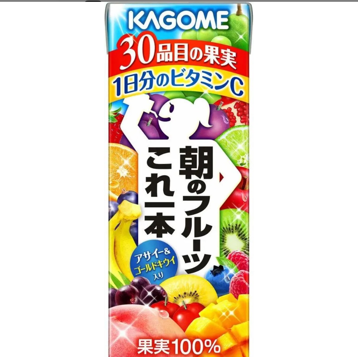 朝のフルーツこれ一本/カゴメ/野菜ジュースを使ったクチコミ（1枚目）