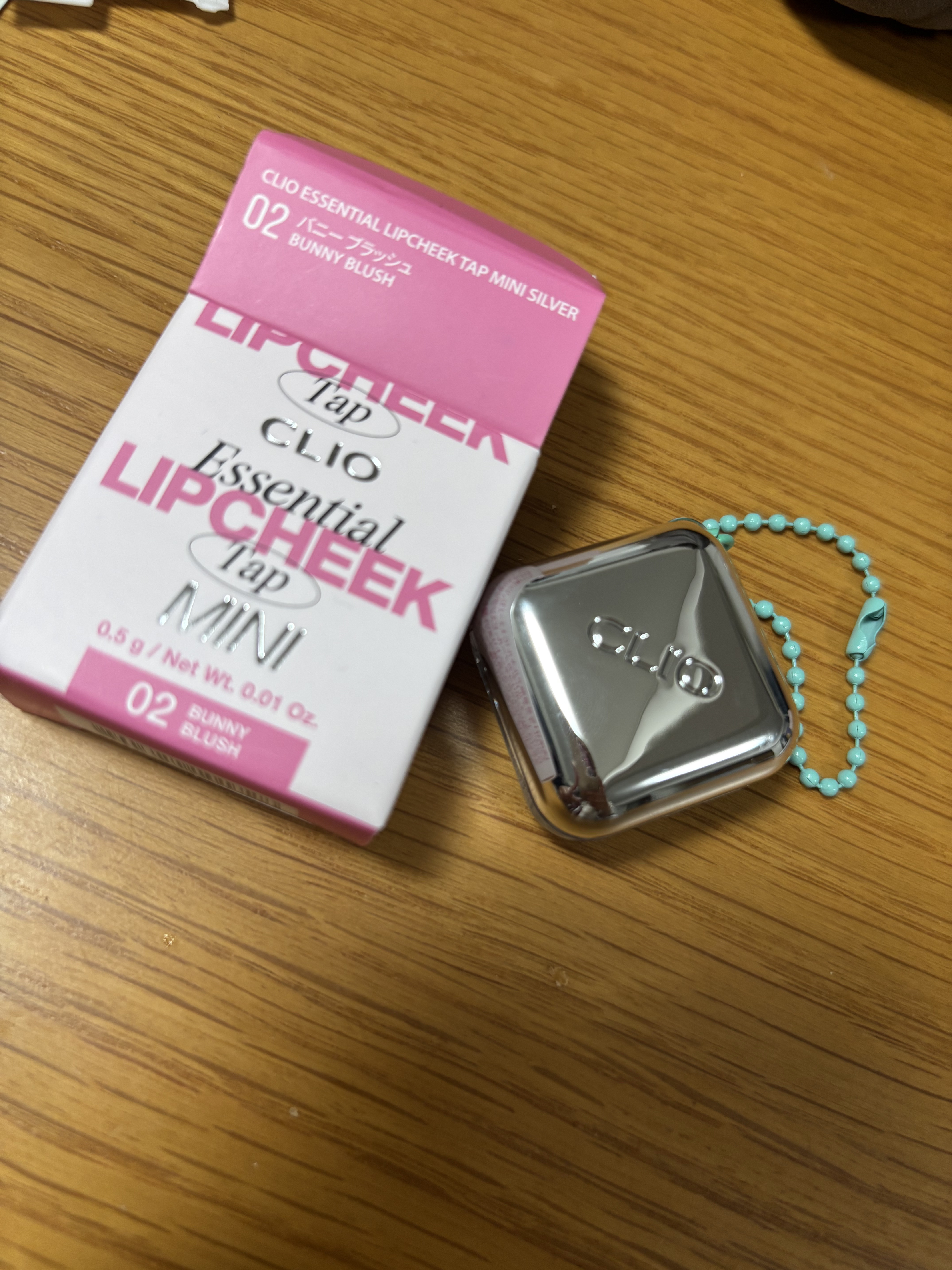 エッセンシャル リップチーク タップ 02 バニーブラッシュ(BUNNY BLUSH)/CLIO/ジェル・クリームチークを使ったクチコミ（1枚目）