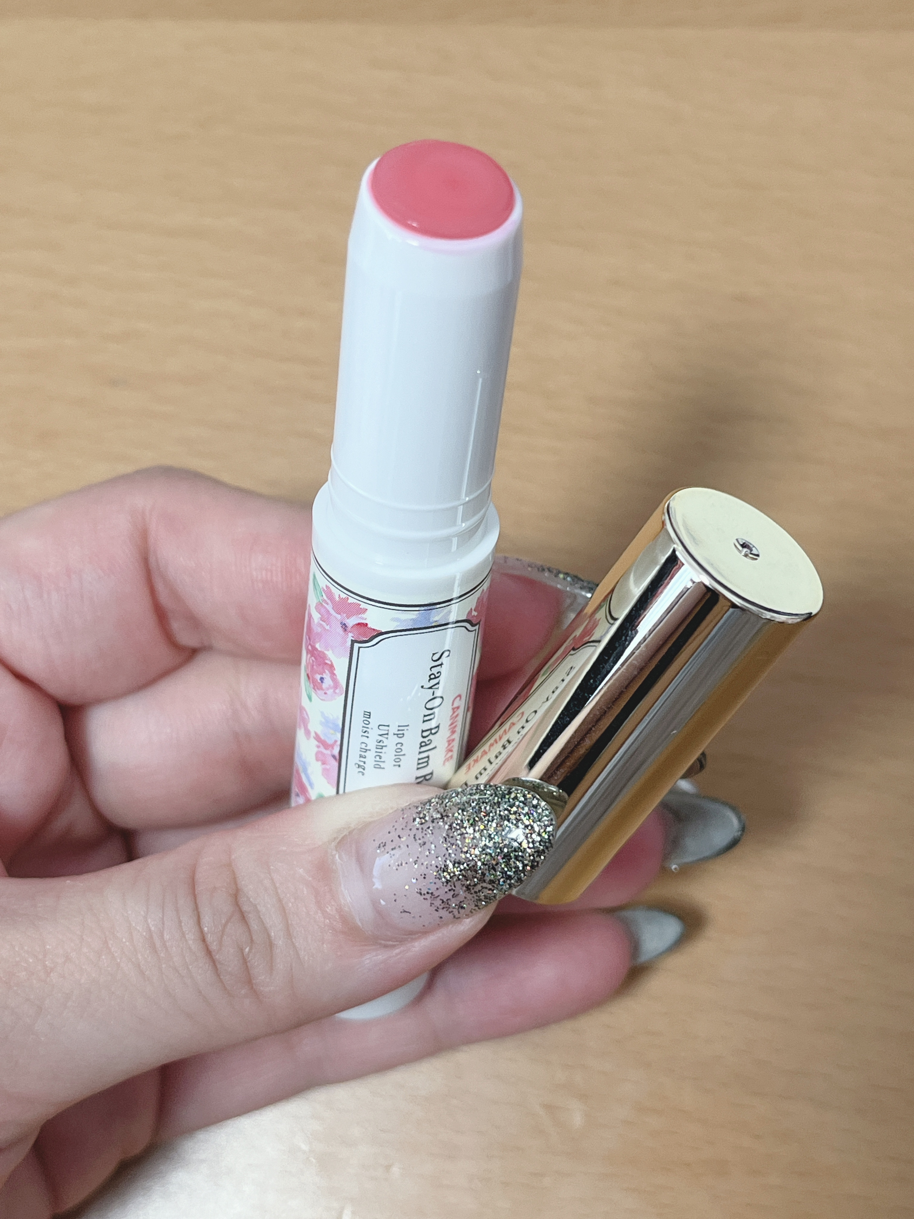 ステイオンバームルージュ（ティントタイプ）/キャンメイク/リップティントを使ったクチコミ（2枚目）