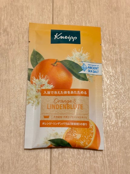 クナイプ バスソルト オレンジ・リンデンバウム<菩提樹>の香り/クナイプ/無機塩系入浴剤を使ったクチコミ(1枚目)
