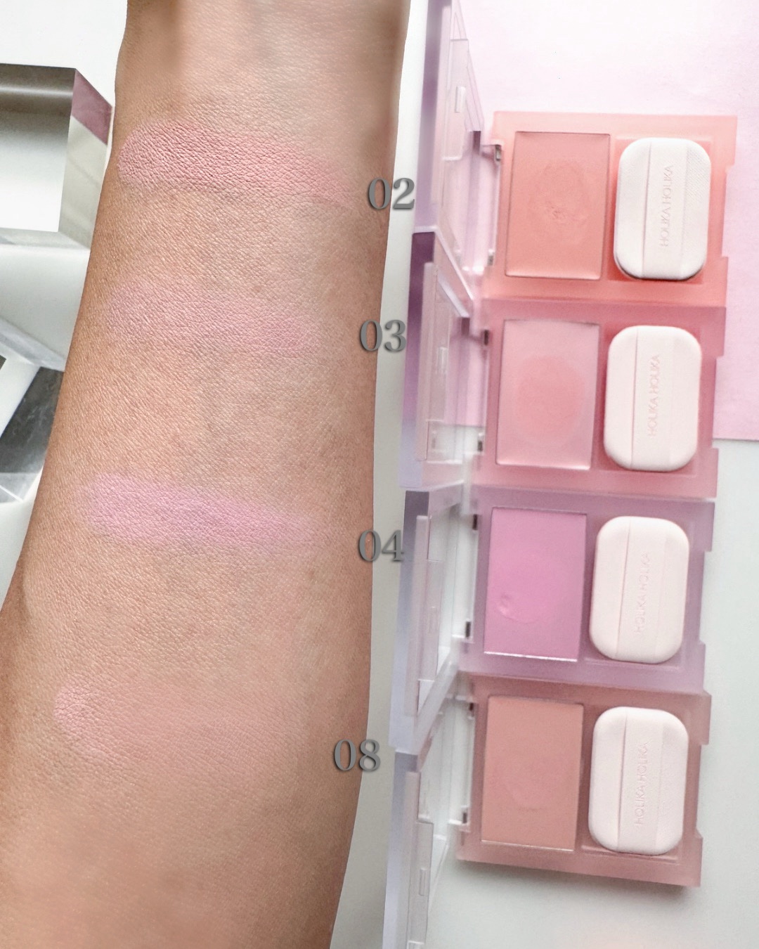 ティンテッドミルククリームブラッシュ /HOLIKA HOLIKA/ジェル・クリームチークを使ったクチコミ（3枚目）