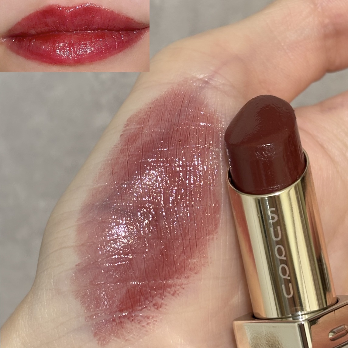 モイスチャー リッチ リップスティック/SUQQU/口紅を使ったクチコミ（2枚目）