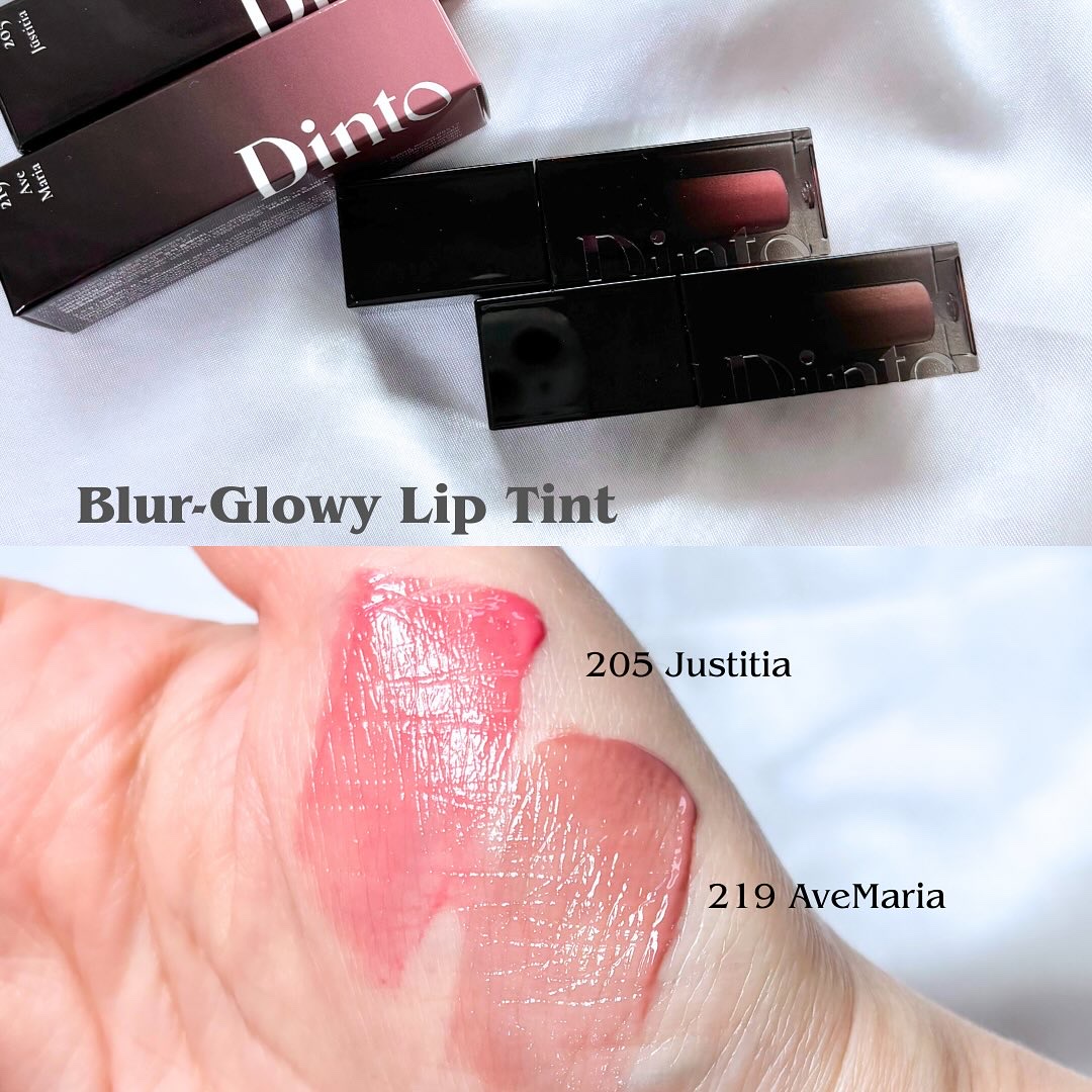 ブラーグロイリップティント/Dinto/リップティントを使ったクチコミ（3枚目）