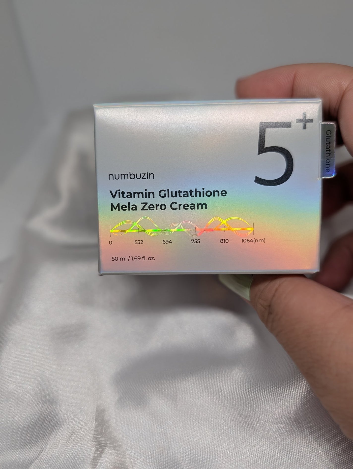 5番 白玉グルタチオンCメラゼロクリーム/numbuzin/フェイスクリームを使ったクチコミ(5枚目)