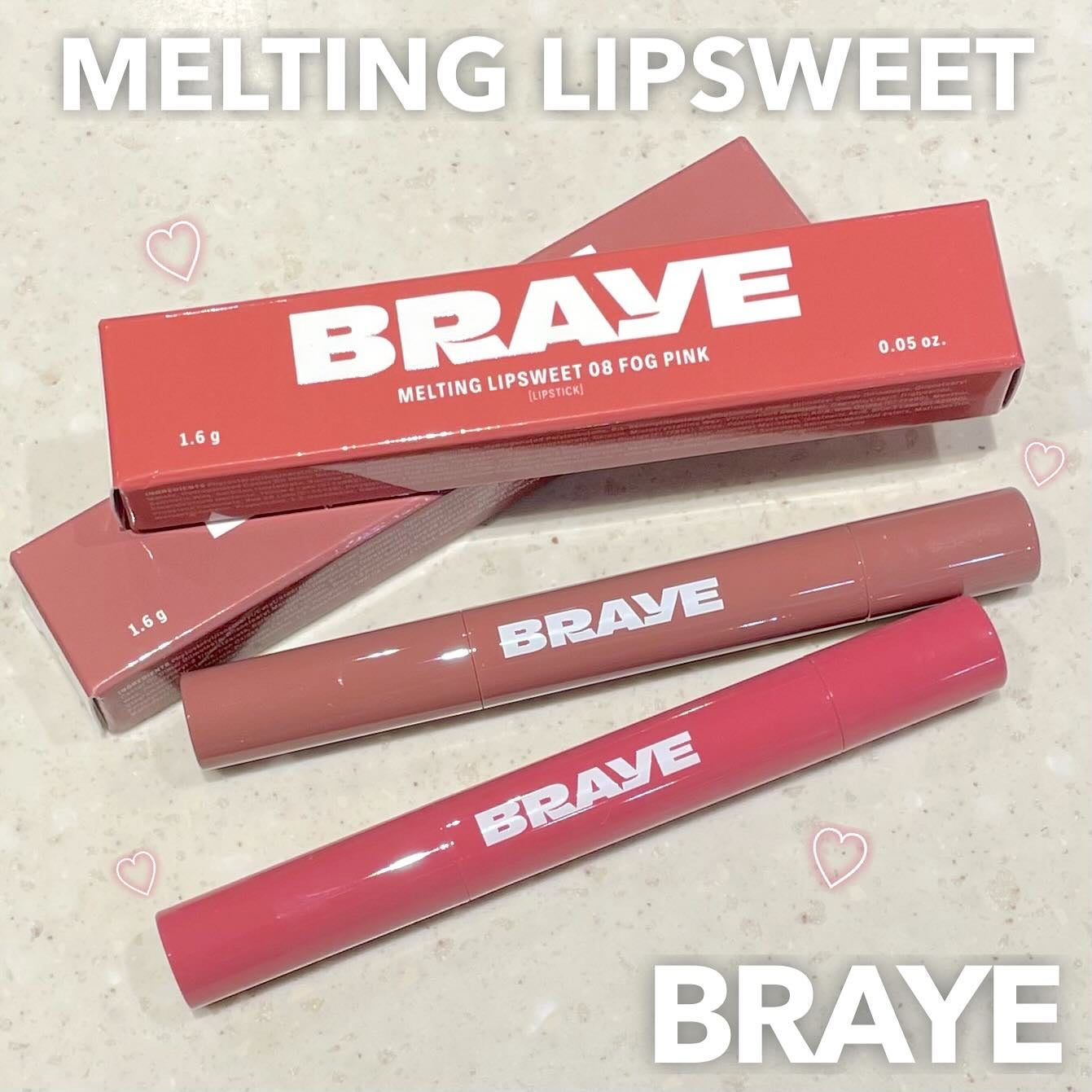 メルティングリップスウィート/BRAYE/口紅を使ったクチコミ(1枚目)