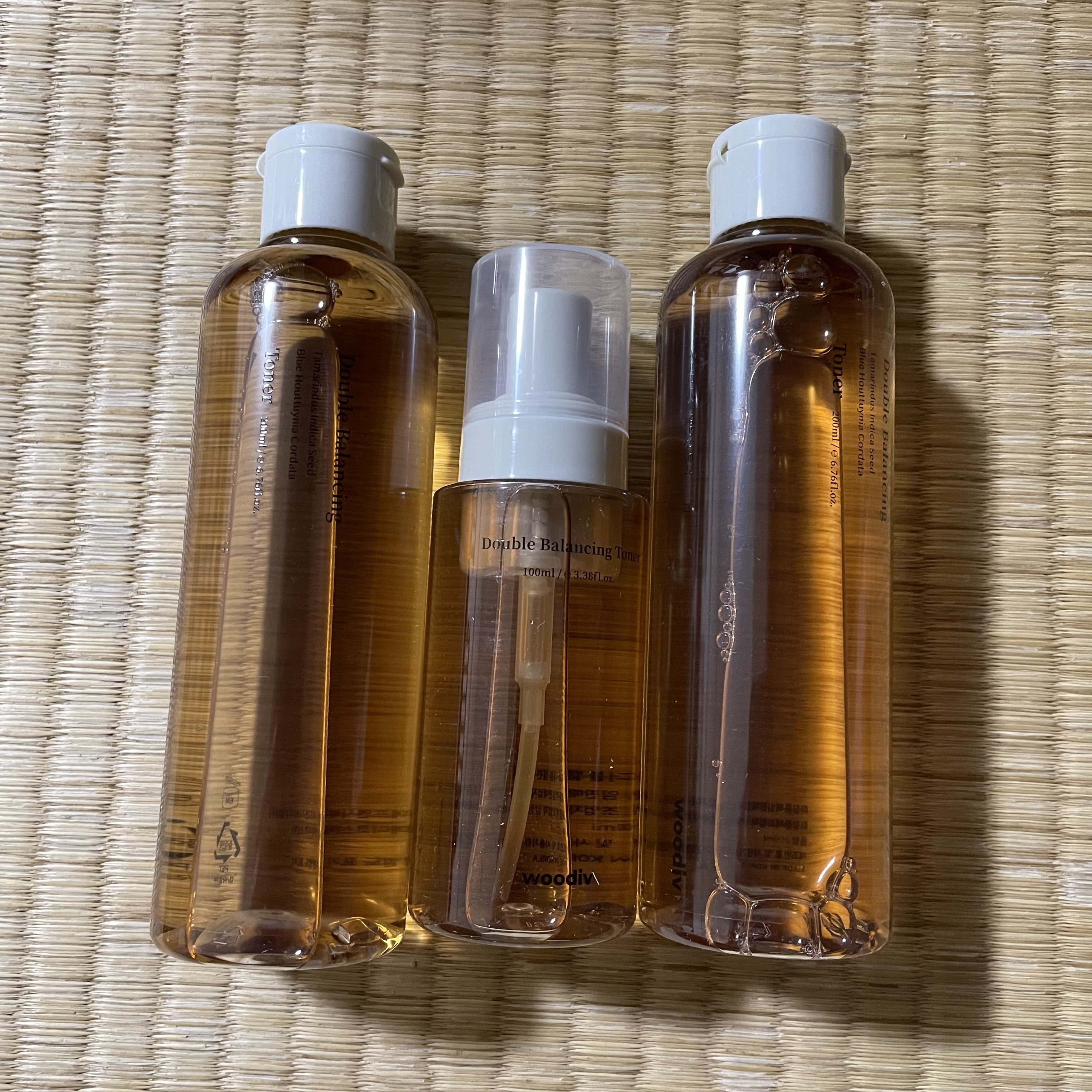 ダブルバランシングトナー/woodiv/頭皮ローションを使ったクチコミ（1枚目）