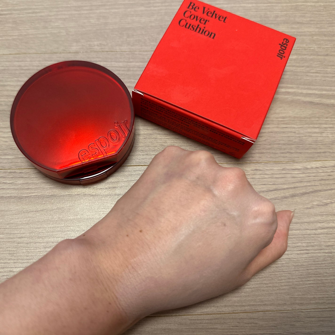 ビーベルベット カバークッション/espoir/クッションファンデーションを使ったクチコミ(2枚目)