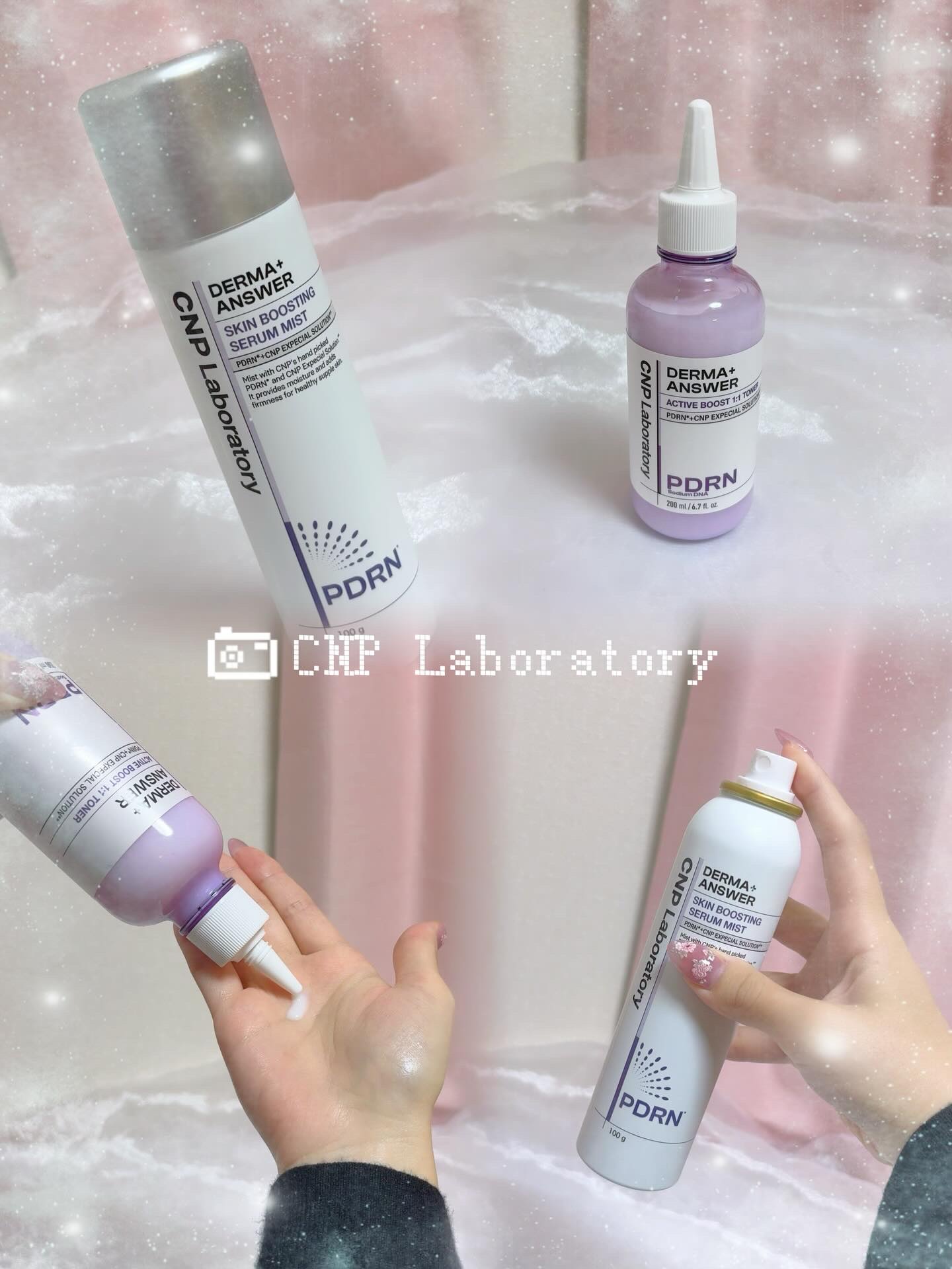 CNP ダーマアンサー スキン ブースティング セラム ミスト/CNP Laboratory/ミスト状化粧水を使ったクチコミ（1枚目）